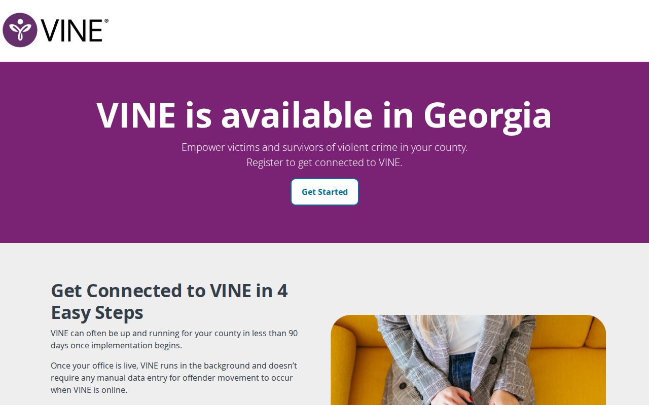 Banks County VINELink release notification methods